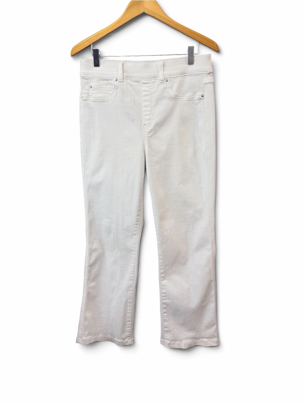 Spanx EveryWear Kick Flare Jeans White Large